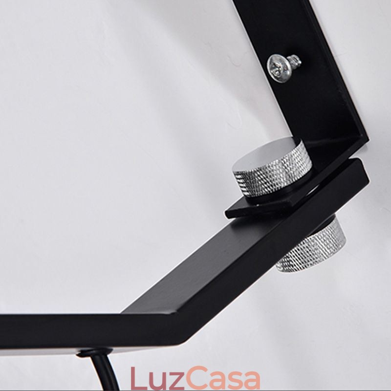 Luminária de parede com braço de balanço simples, luminária de cabeceira para leitura