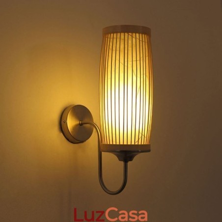Cintura Tambor Design Luz de Parede Criativo Bambu Parede Sconce Cabeceira Escadas Iluminação Rural Cintura Tambor Design Luz de Parede Criativo Bambu Parede Sconce Cabeceira Escadas Iluminação Rural