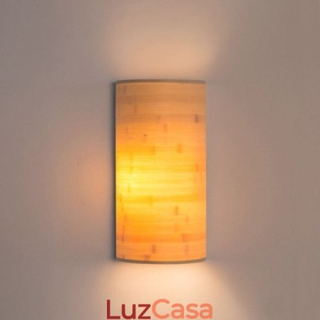 Luminária de parede de bambu japonesa, arandela de parede semicircular simples, iluminação de cabeceira Luminária de parede de bambu japonesa, arandela de parede semicircular simples, iluminação de cabeceira