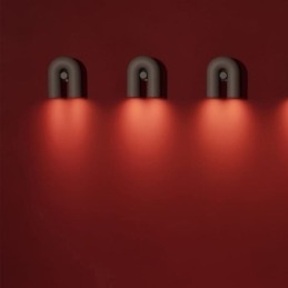 Aplique de parede minimalista em forma de U – Luminária criativa com abajur giratório de noventa graus
