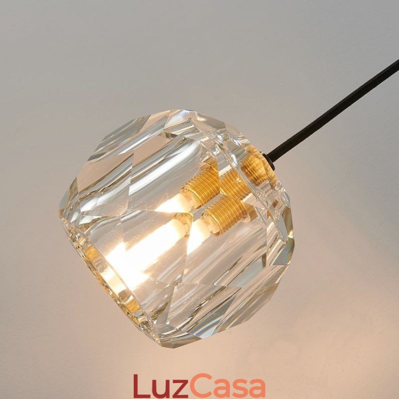 Luminária de parede moderna Luminária de parede de cristal criativa