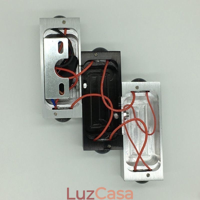 Luminárias de parede modernas para cima e para baixo Luminária de parede de alumínio Arandela