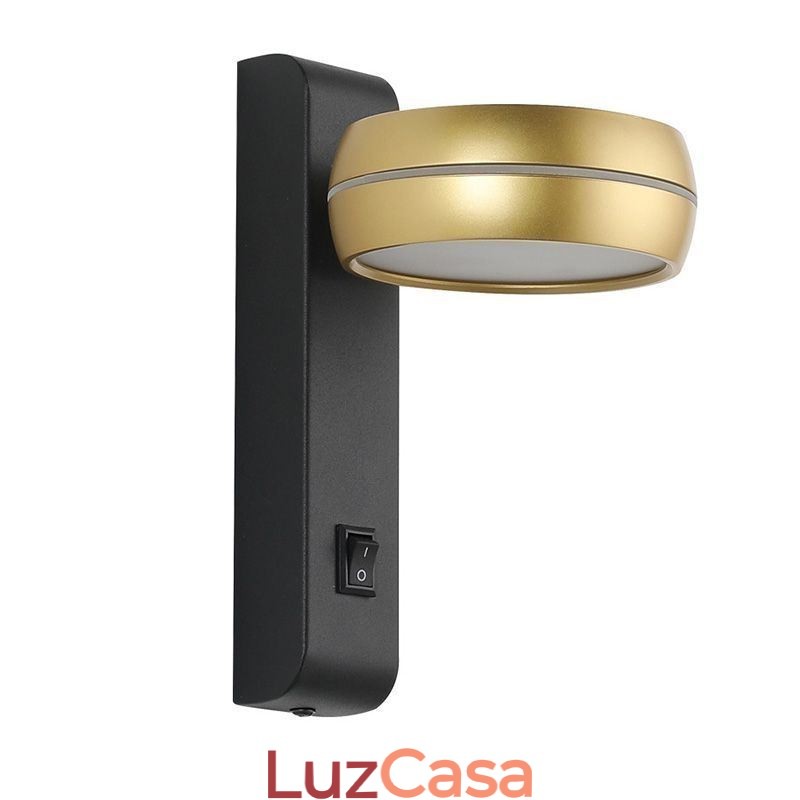 Luminária de parede giratória moderna e minimalista