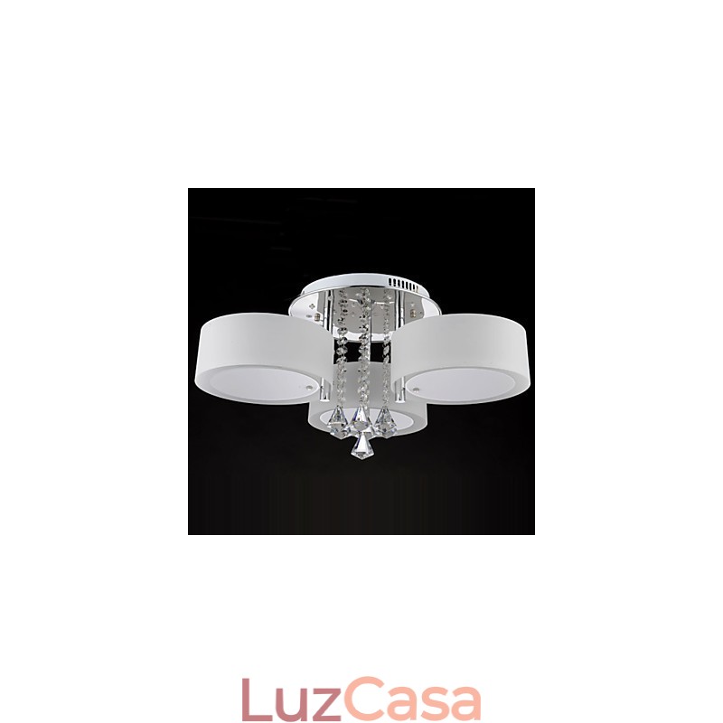 Controle remoto Flush Mount Crystal Moderno Contemporâneo