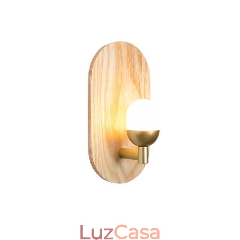Decoração Parede Madeira Lâmpada Entrada Corredor Luzes Nordic Cabeceira Luz Parede