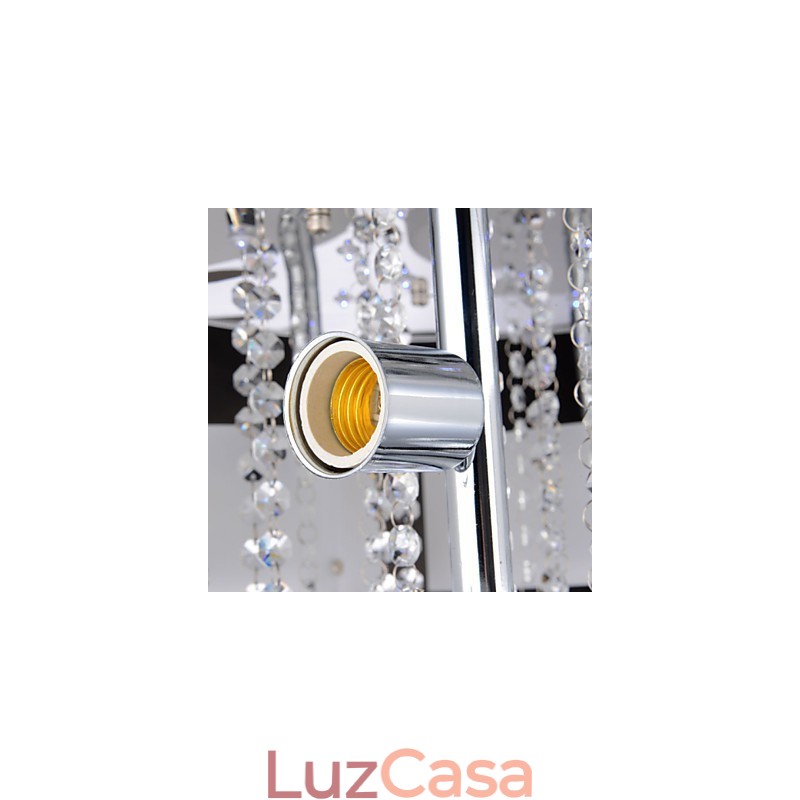 Controle remoto Flush Mount Crystal Moderno Contemporâneo
