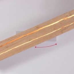 Luminária de parede de madeira moderna Luzes de corredor de entrada Luz de parede de cabeceira nórdica