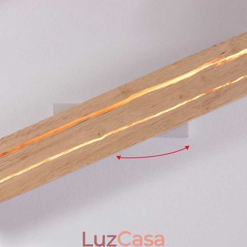 Luminária de parede de madeira moderna Luzes de corredor de entrada Luz de parede de cabeceira nórdica