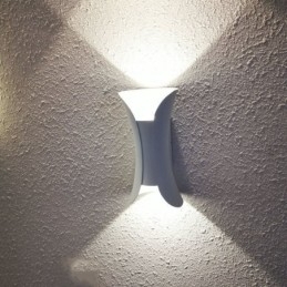 Luminária de parede moderna à prova d'água para pátio, varanda, corredor