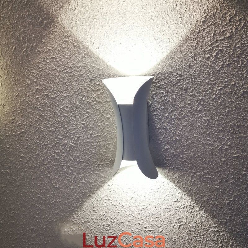 Luminária de parede moderna à prova d'água para pátio, varanda, corredor
