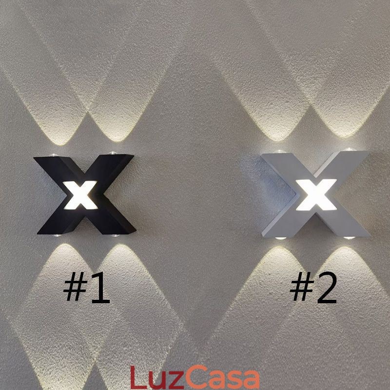 Luminária de parede Art Déco para cima e para baixo Iluminação interna Luminária de parede de alumínio