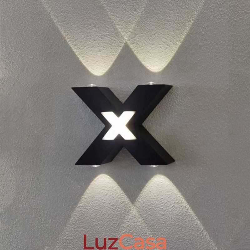 Luminária de parede Art Déco para cima e para baixo Iluminação interna Luminária de parede de alumínio