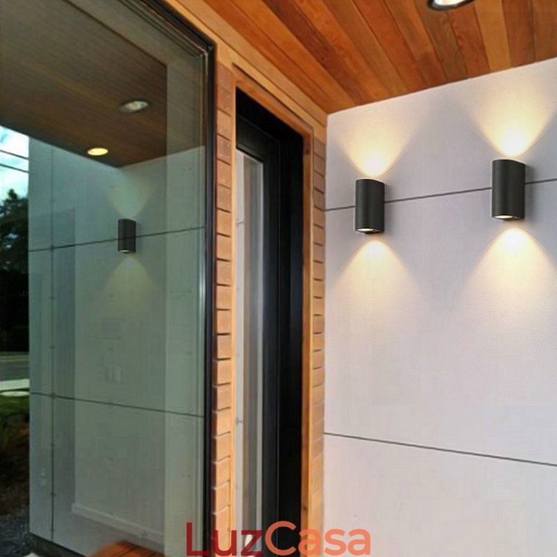Luminária de parede moderna e simples em alumínio para decoração de interiores