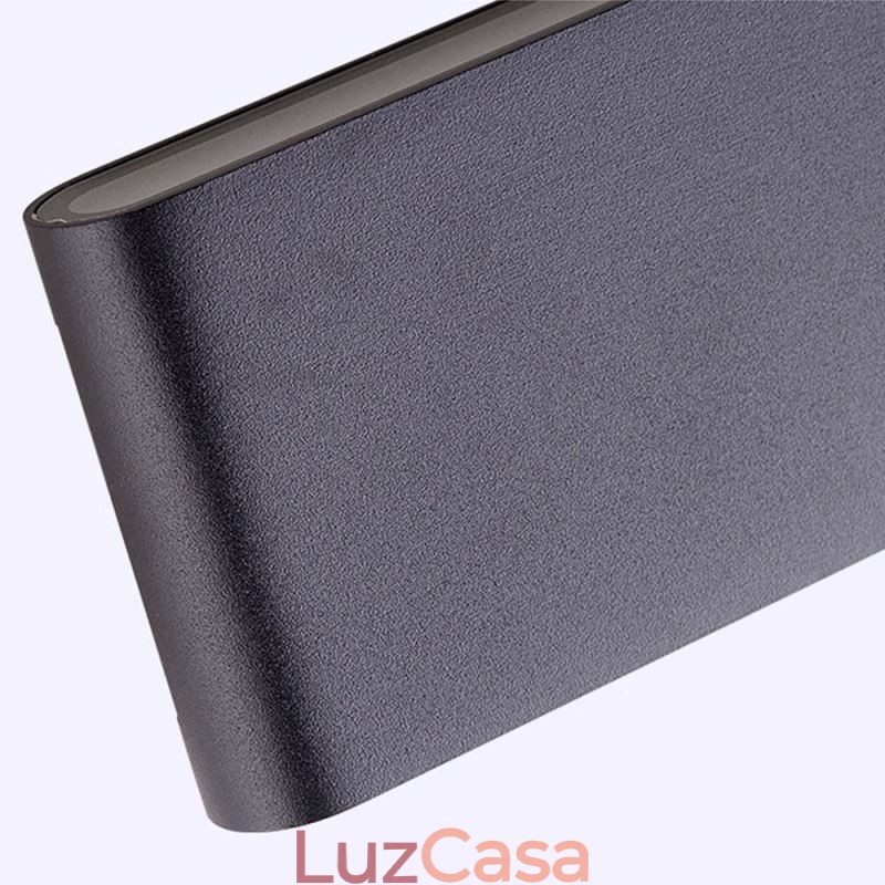 Luminária de parede à prova d'água moderna simples de alumínio para decoração de interiores