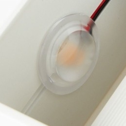 Luminária de parede de alumínio para varanda, superfície montada, cubo, luz de varanda