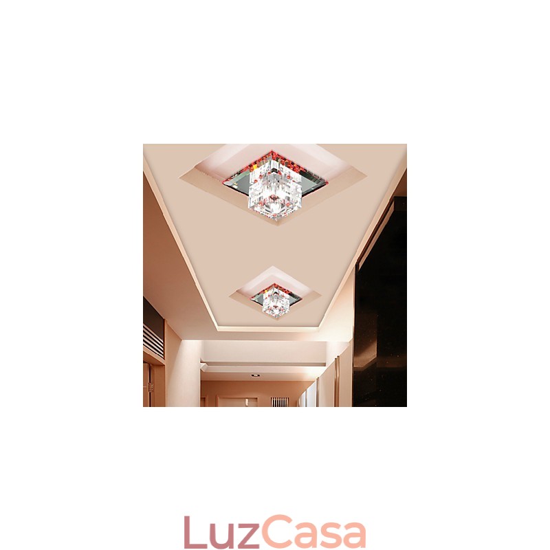 Cristal Entre Lâmpada Smd Holofote Lâmpada Criativa Tubo de Luz Absorve Luz Dome
