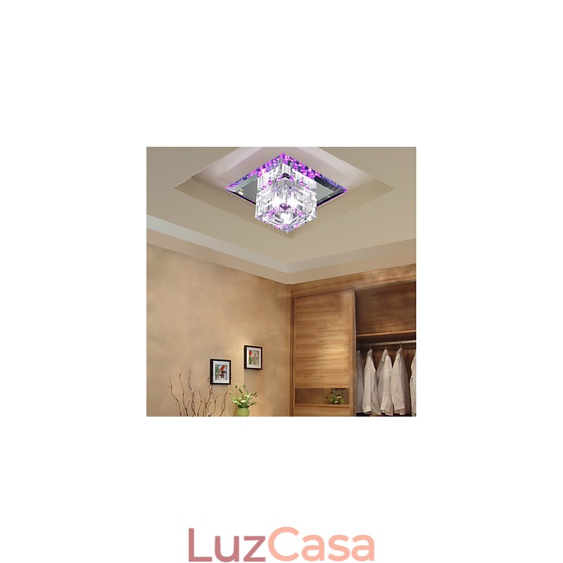 Cristal Entre Lâmpada Smd Holofote Lâmpada Criativa Tubo de Luz Absorve Luz Dome
