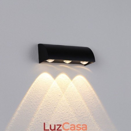 Luminária de parede à prova d'água em alumínio para escadas Luminária de parede à prova d'água em alumínio para escadas