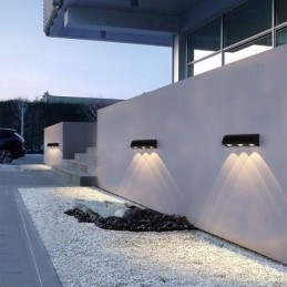 Luminária de parede à prova d'água em alumínio para escadas