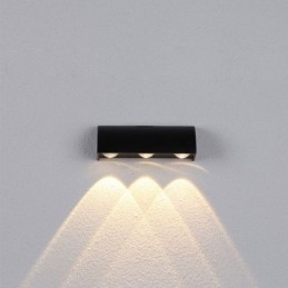 Luminária de parede à prova d'água em alumínio para escadas