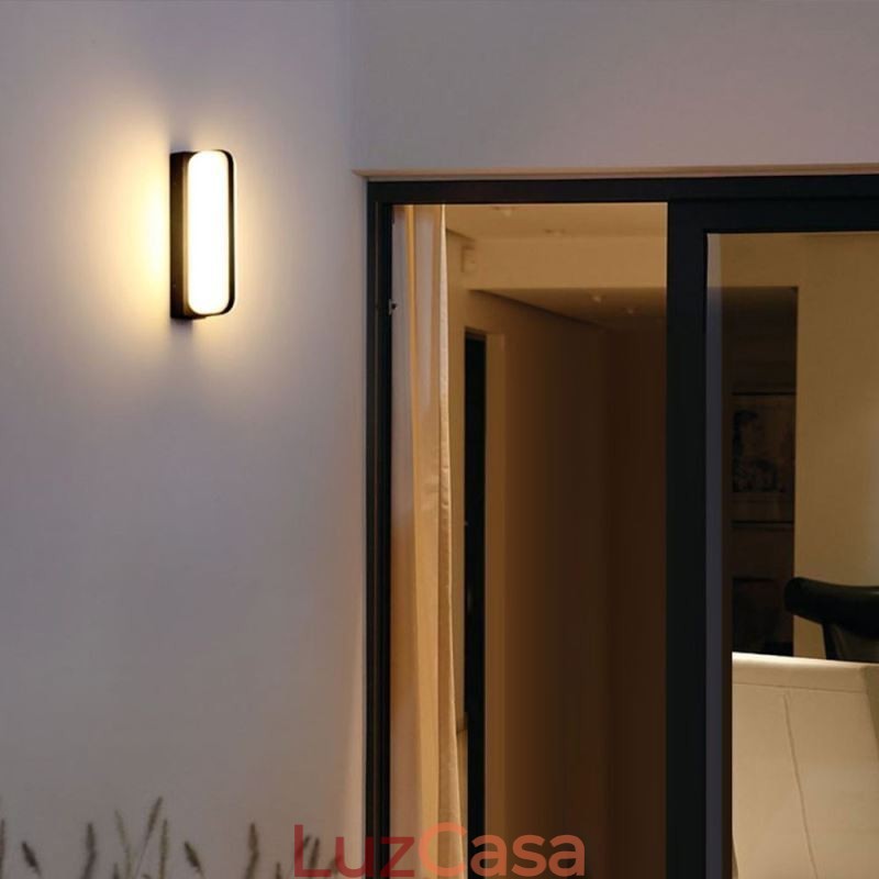 Luminária de parede Alumínio Impermeável Luminária de parede Escada Banheiro Corredor