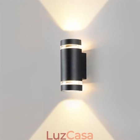 Luminária de parede à prova d'água para cima e para baixo, luminária de parede de cabeça dupla de alumínio Luminária de parede à prova d'água para cima e para baixo, luminária de parede de cabeça dupla de alumínio