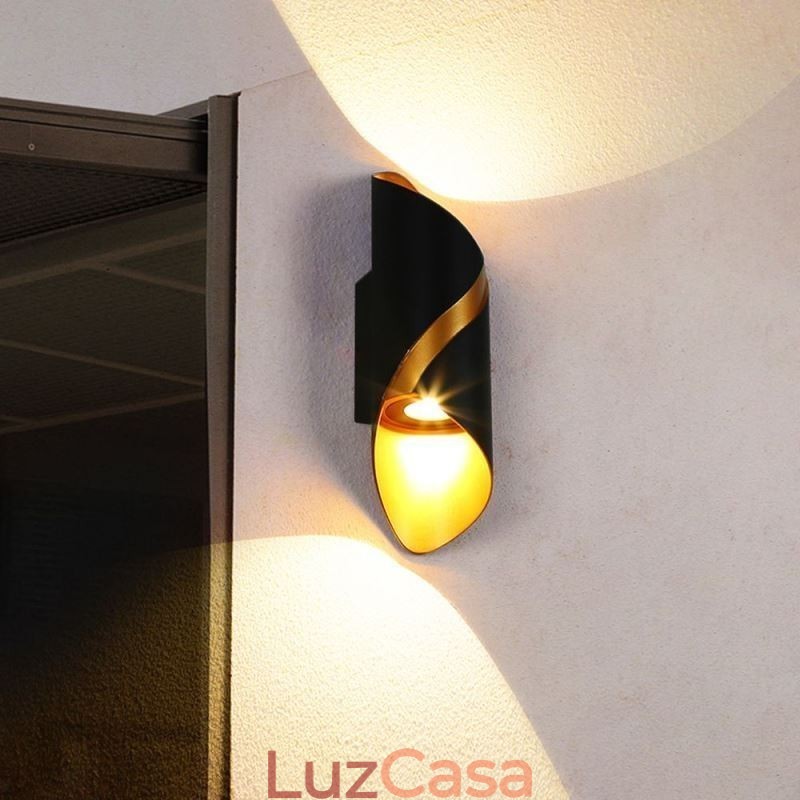 Luminária de parede moderna à prova d'água Luminária de parede Corredor Corredor
