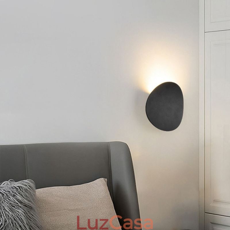 Luminária de parede de alumínio para jardim externo, iluminação para varanda