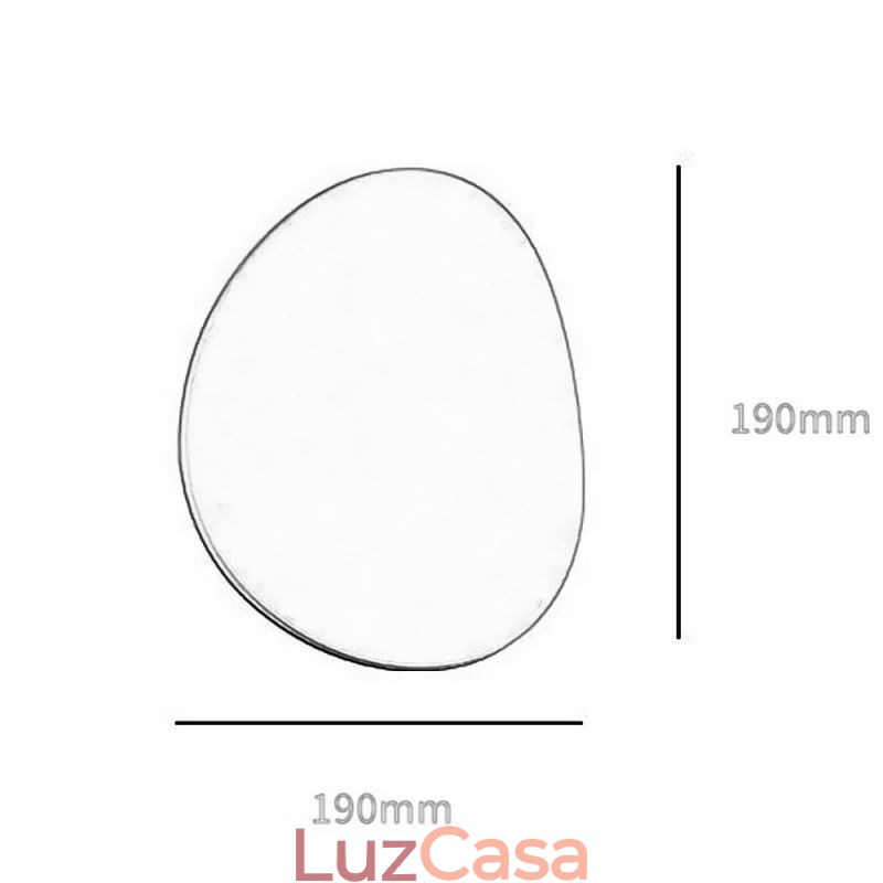 Luminária de parede de alumínio para jardim externo, iluminação para varanda