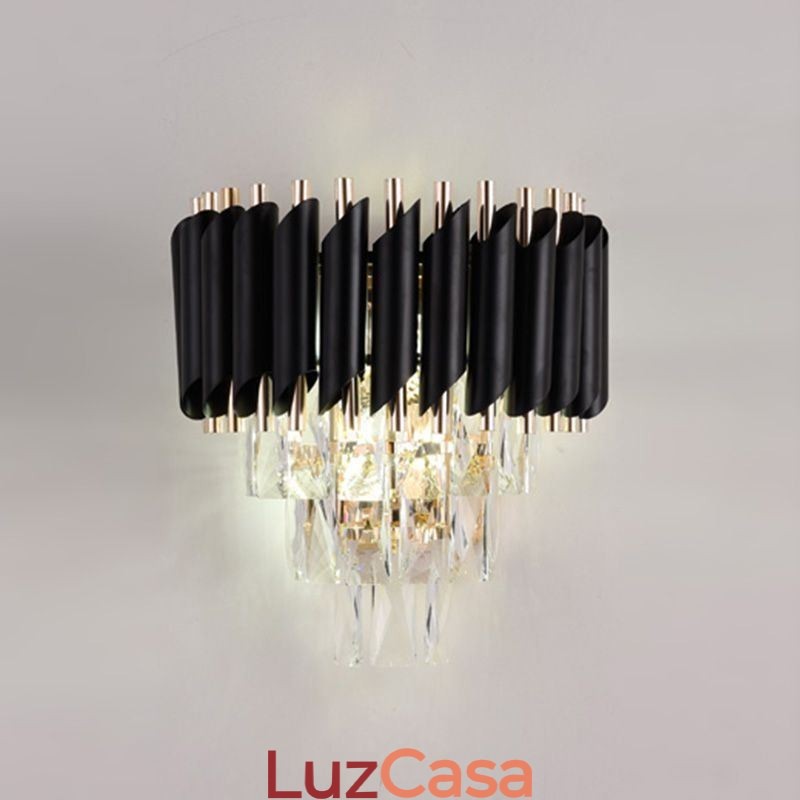 Luminárias de parede modernas Luminária de parede de cristal de criatividade