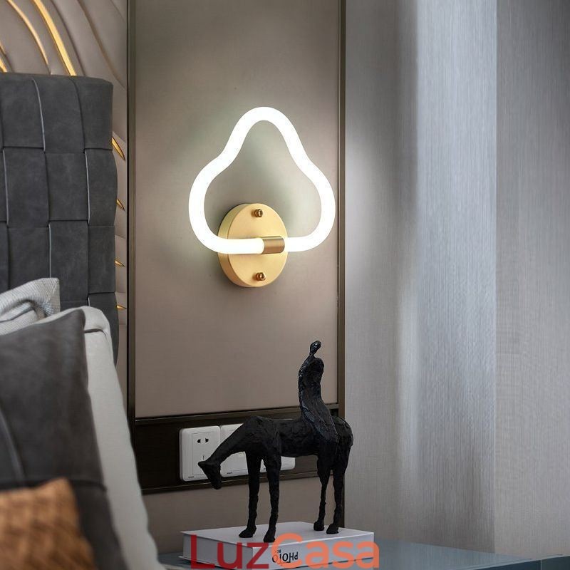 Luz de parede em forma de nuvem, arte, luzes decorativas