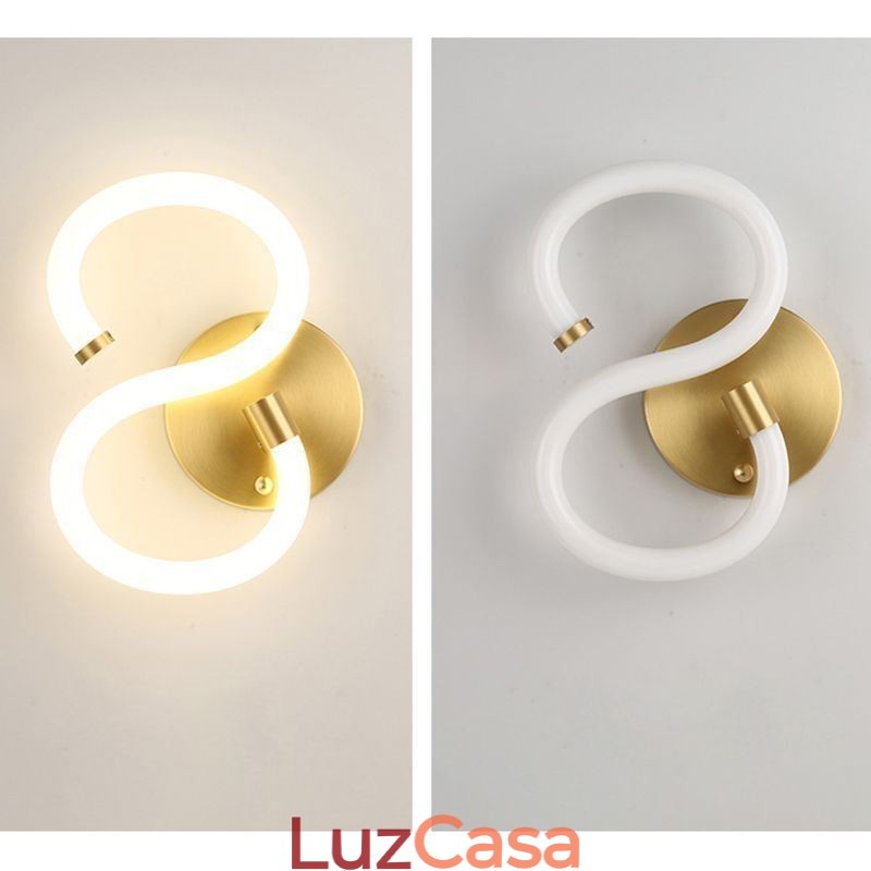 Luzes de letras Alfabeto Luminária de parede