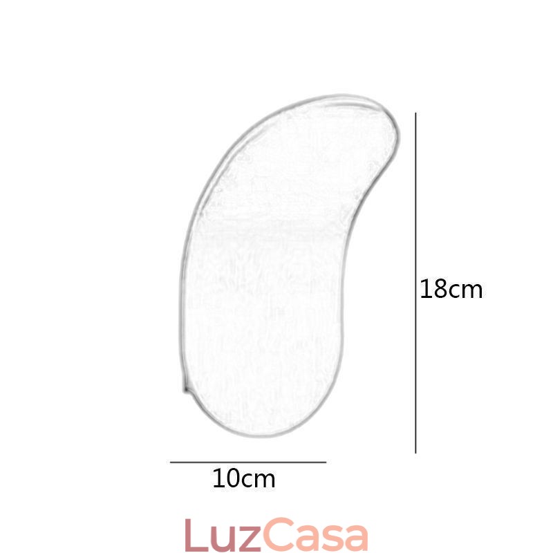 Luminária de parede minimalista de alumínio com arandela