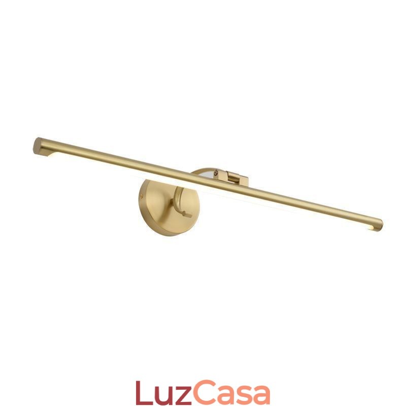 Luminária de parede de acrílico com luz frontal de espelho nórdico
