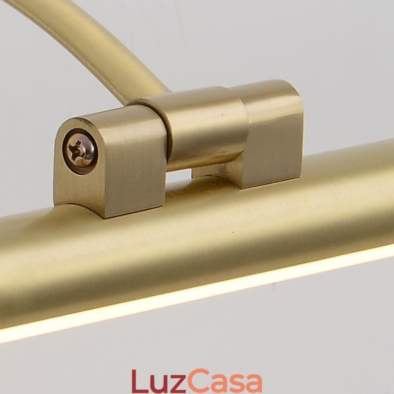 Luminária de parede de acrílico com luz frontal de espelho nórdico