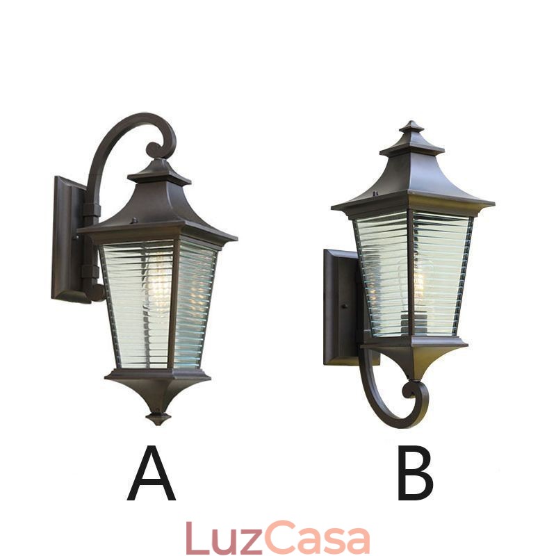 Luz externa moderna à prova d'água gazebo luz de parede pátio corredor jardim varanda
