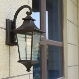 Luz externa moderna à prova d'água gazebo luz de parede pátio corredor jardim varanda