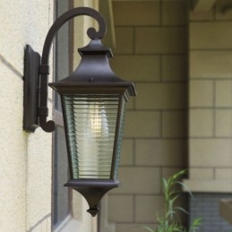 Luz externa moderna à prova d'água gazebo luz de parede pátio corredor jardim varanda