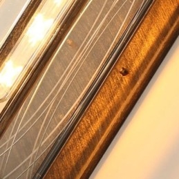 Luminária de parede externa chinesa com cabeça única, à prova d'água, com streamer, para parede