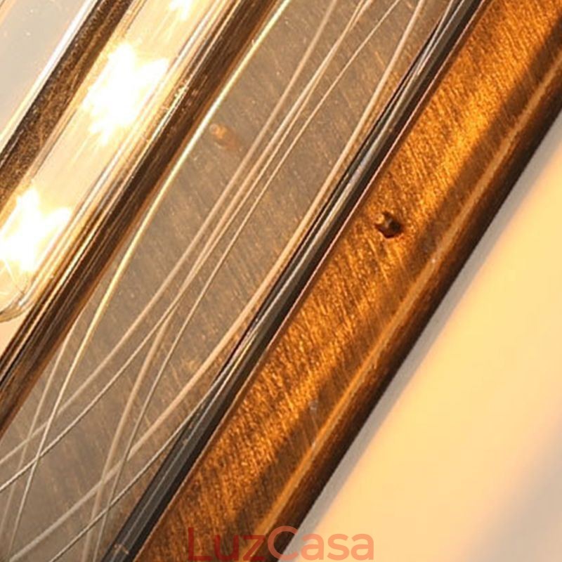 Luminária de parede externa chinesa com cabeça única, à prova d'água, com streamer, para parede