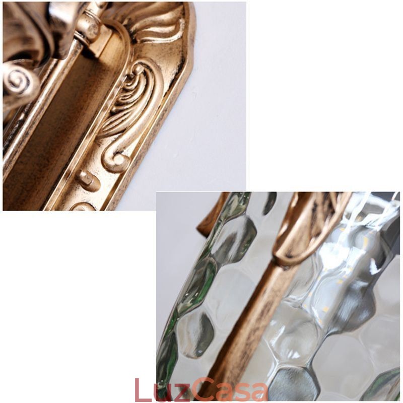 Luz externa europeia à prova d'água cabeça única luz de parede pátio corredor jardim