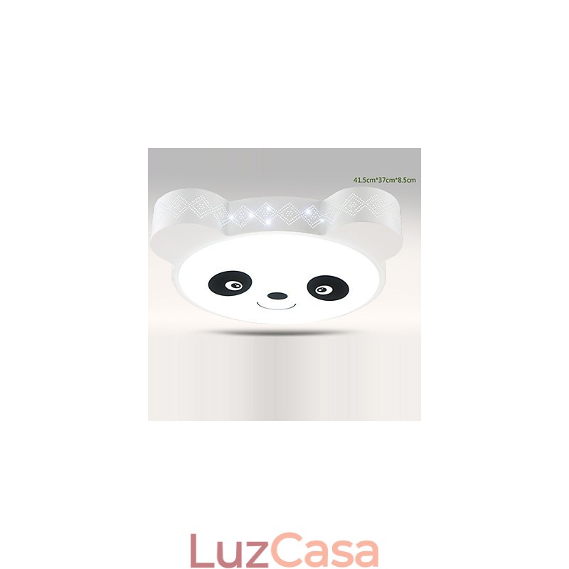 Luminária de teto embutida com controle remoto, luz branca moderna + luz branca quente com controle remoto