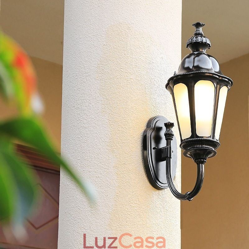 Moderno Simples Ao Ar Livre Luz À Prova D'Água Flor De Ameixa Luz De Parede Pátio Corredor Jardim