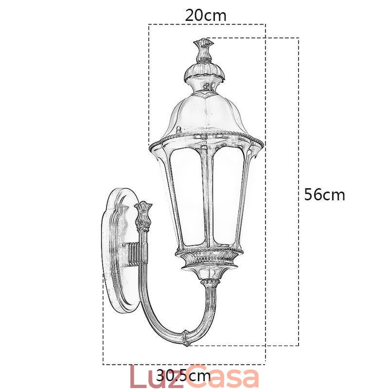 Moderno Simples Ao Ar Livre Luz À Prova D'Água Flor De Ameixa Luz De Parede Pátio Corredor Jardim