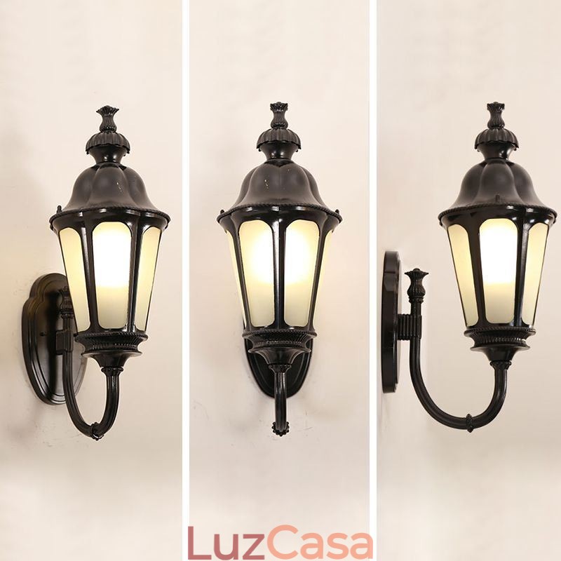 Moderno Simples Ao Ar Livre Luz À Prova D'Água Flor De Ameixa Luz De Parede Pátio Corredor Jardim