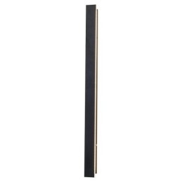 Luminária de parede contemporânea moderna e longa para áreas externas, arandela, luz de parede IP 44 para varanda, pátio, jardim