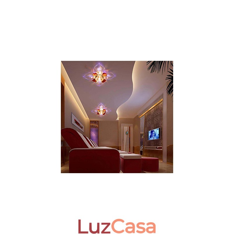 Lâmpada de cristal Smd CreativeTube Spotlight Absorve luz de cúpula