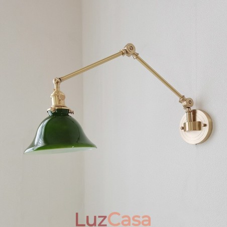 Luminária de parede moderna com cúpula de vidro Luminária de parede moderna com cúpula de vidro
