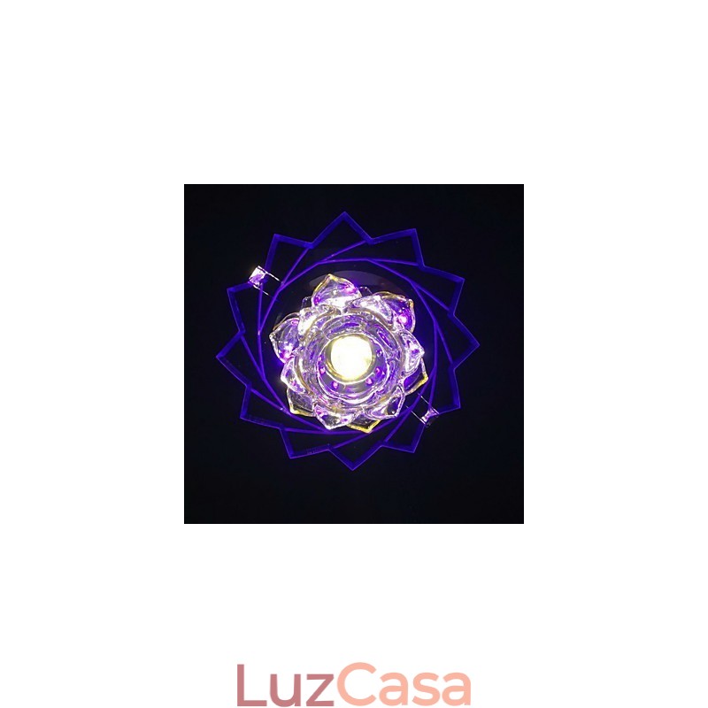 Moderno Contemporâneo Cristal Metal Montagem Embutida