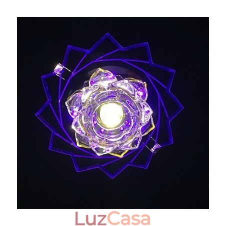 Moderno Contemporâneo Cristal Metal Montagem Embutida